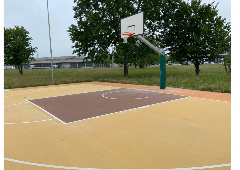 Pronto il campo da basket in Interporto | Interporto